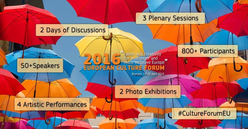 European Culture Forum 2016 w Brukseli 