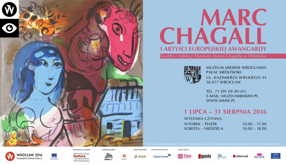 Marc Chagall we Wrocławiu podczas Europejskiej Stolicy Kultury 2016 