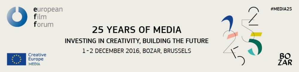 Świętujemy 25 lat MEDIA – Europejskie Forum Filmowe (1-2 Grudnia, Bruksela) 