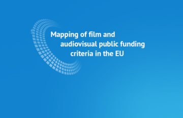 „Mapping of film and audiovisual public funding criteria in the EU” – publikacja Europejskiego Obserwatorium Audiowizualnego