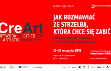 Konferencja w ramach projektu „CreArt. Network of Cities for Artistic Creation”