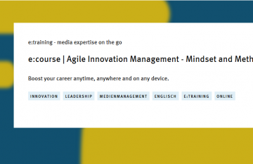 Nowy kurs online w ofercie EPI: 'Agile Innovation Management – Mindset and Works Modes in a Nutshell’