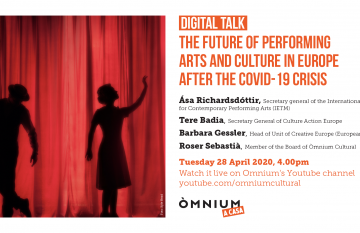 28 kwietnia 2020 Digital Talk: Future of Performing Arts and Culture in Europe After the COVID-19 Crisis – zaproszenie do oglądania dyskusji online
