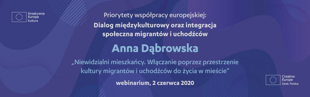 Cykl wykładów online „Priorytety współpracy europejskiej”: dialog międzykulturowy oraz integracja społeczna migrantów i uchodźców | webinarium, 2 czerwca 2020 