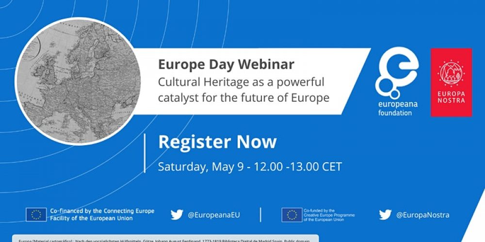 Webinarium z okazji Dnia Europy: Dziedzictwo kulturowe jako katalizator przyszłości Europy – 9 maja 2020 r. 