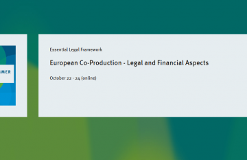 Ostatnie dni zapisów na szkolenie European Co-Production – Legal and Financial Aspects