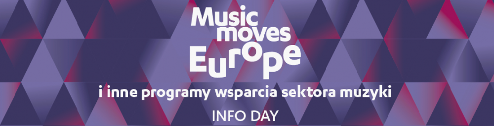 Save the Date: Music Moves Europe i inne programy wsparcia sektora muzyki | online info day, 2 grudnia 2020 