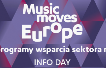 Save the Date: Music Moves Europe i inne programy wsparcia sektora muzyki | online info day, 2 grudnia 2020