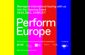 Perform Europe – otwarcie programu wsparcia dystrybucji sztuk performatywnych | 28 stycznia 2021