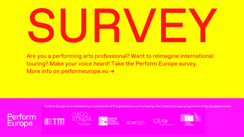 Perform Europe – ankieta dla osób i organizacji z obszaru sztuk performatywnych 