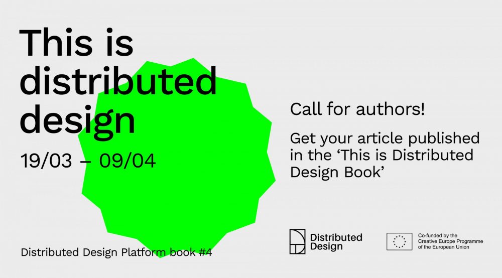 Distributed Design Market Platform ogłasza nabór artykułów dotyczących rozproszonego projektowania 