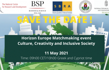 Horizon Europe Matchmaking event | Culture, Creativity and Inclusive Society