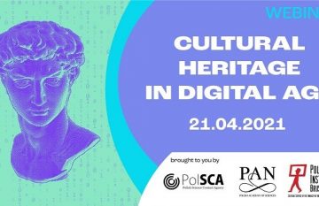 Webinarium nt. procesu digitalizacji europejskiego dziedzictwa kulturowego | CULTURAL HERITAGE IN DIGITAL AGE