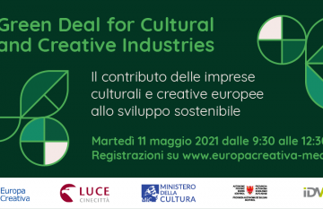 Green Deal for Culture and Creative Industries | webinarium, 11 maja 2021