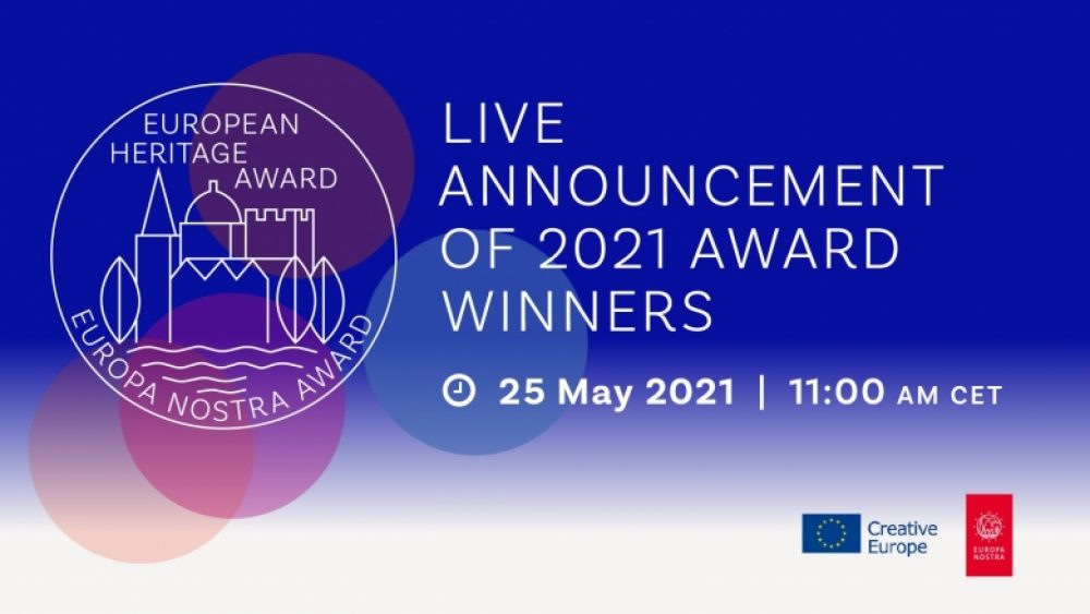 Ceremonia wręczenia nagród Europa Nostra 2021 | wydarzenie online, 25 maja 