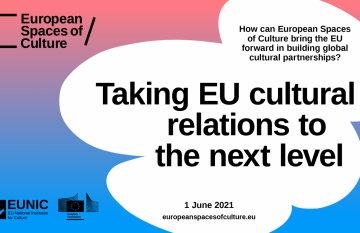 European Spaces of Culture conference „Taking EU cultural relations to the next level” | konferencja, 1 czerwca