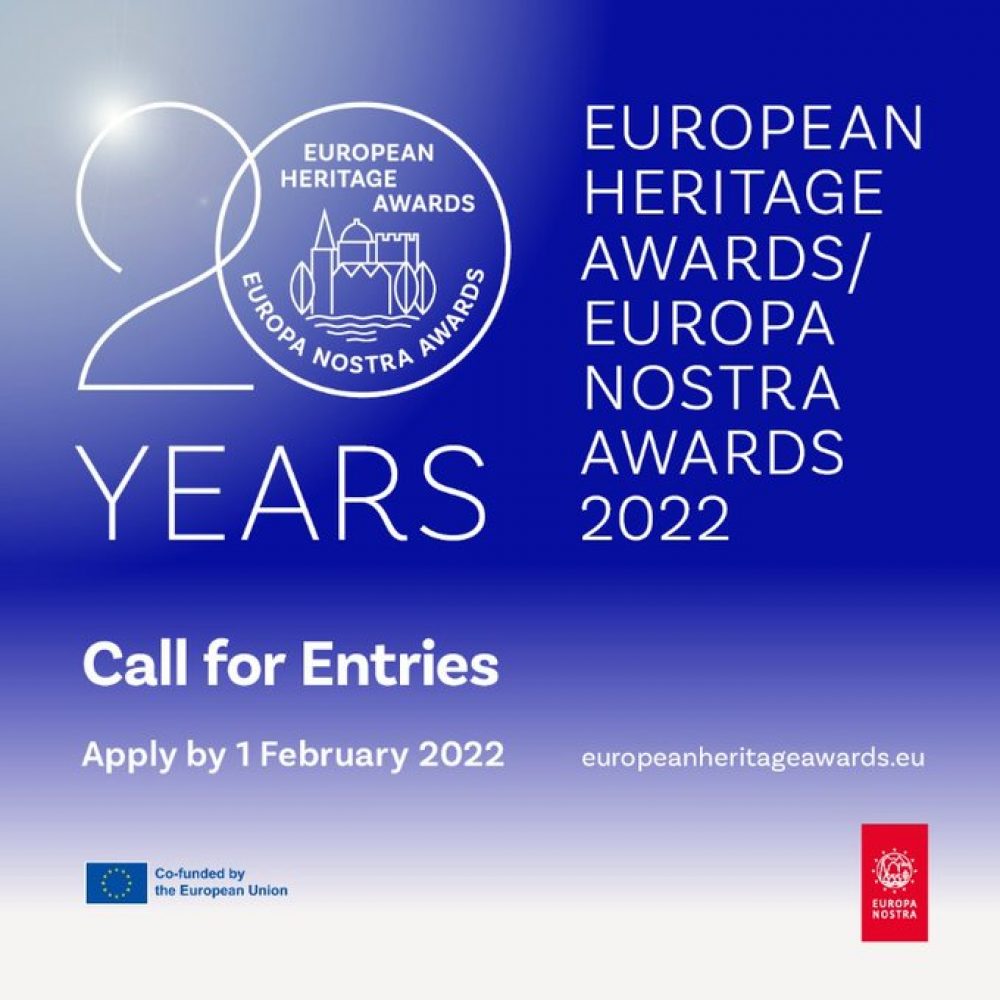 Europa Nostra Awards 2022 | nabór wniosków do 1 lutego 2022 