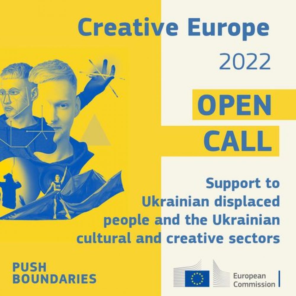 Nabór dedykowany Ukrainie: Wsparcie dla osób przesiedlonych oraz ukraińskiego sektora kultury i kreatywnego 
