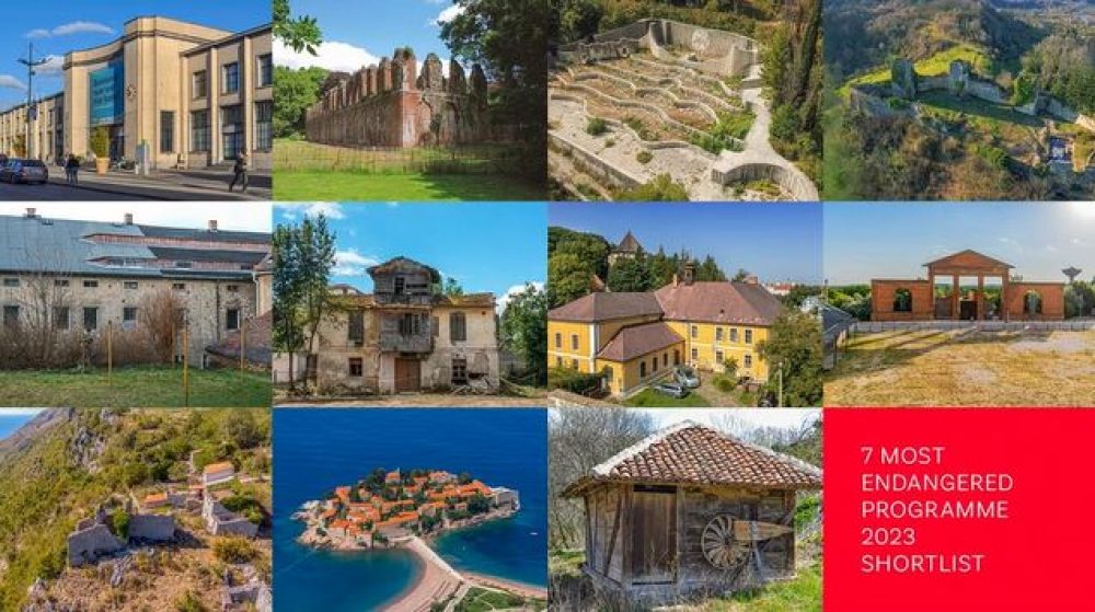 Dziedzictwo europejskie: 11 obiektów nominowanych do programu „The 7 Most Endangered 2023” 