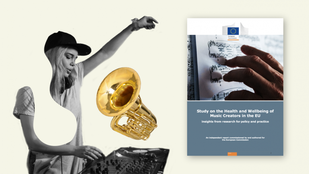 Zdrowie i dobrostan europejskich twórców muzycznych | publikacja Komisji Europejskiej 