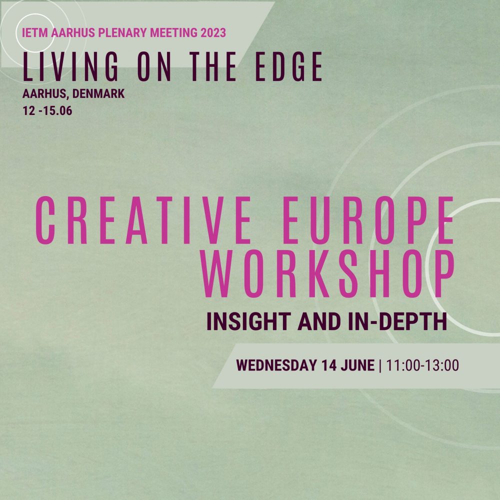 Program Kreatywna Europa na spotkaniu plenarnym IETM Aarhus 2023  | 14 czerwca 