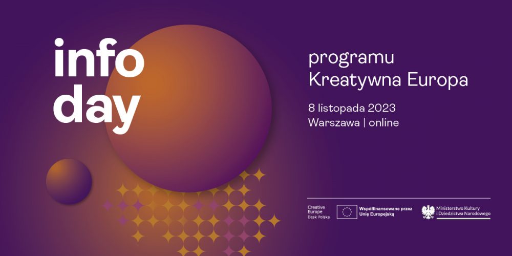 Info Day programu Kreatywna Europa | 8 listopada 2023 