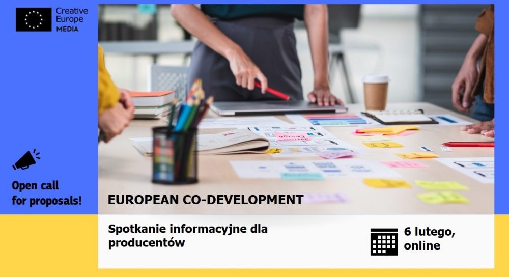 MEDIA 2024: spotkanie informacyjne dla producentów – European Co-Development | 6 lutego, online 