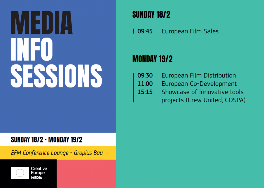 MEDIA Infoday organizowane podczas European Film Market, Berlinale 2024 