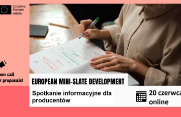 MEDIA 2024: spotkanie informacyjne dla producentów – European Mini-Slate Development | 20 czerwca, online