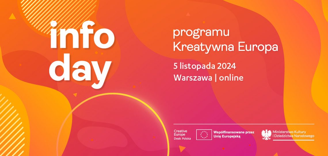 Info Day programu Kreatywna Europa | 5 listopada 2024