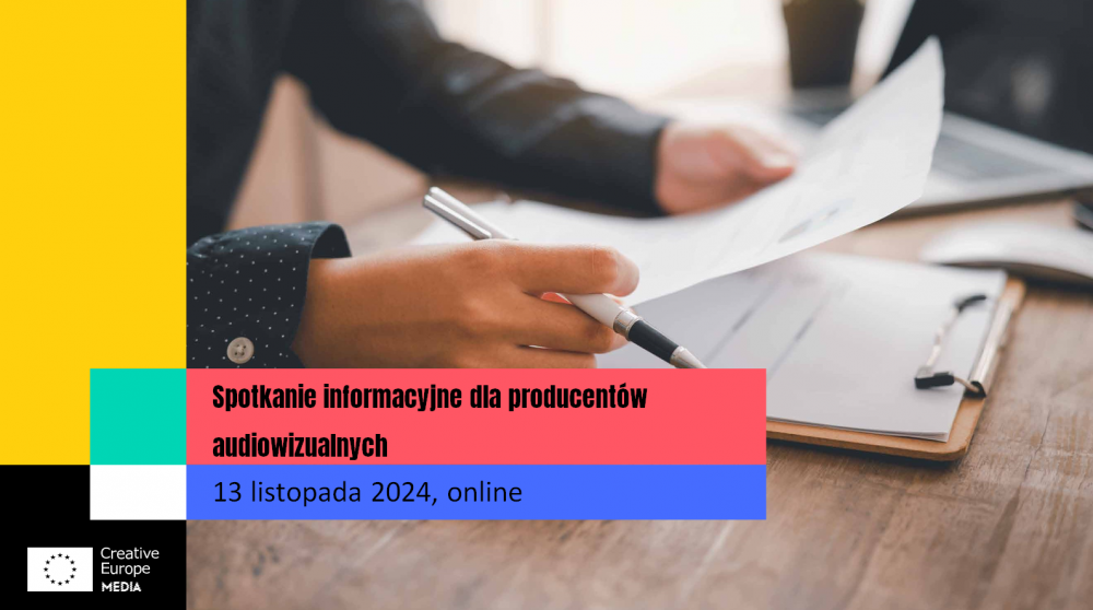 MEDIA 2025: spotkanie informacyjne dla producentów audiowizualnych| 13 listopada, online 