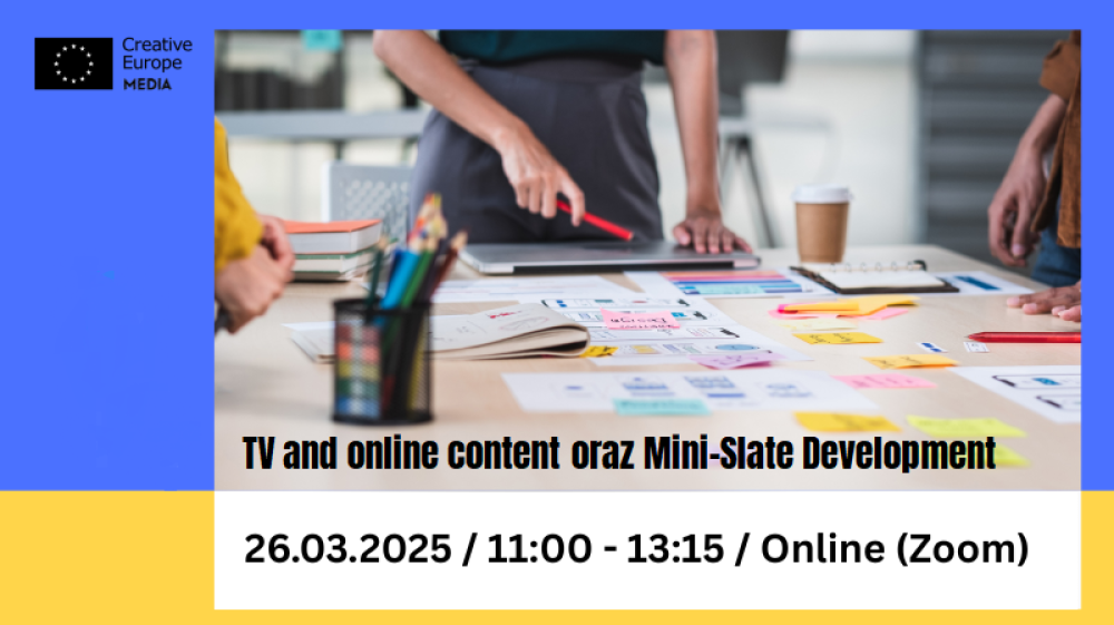 MEDIA 2025: spotkanie informacyjne dla producentów – TV and Online Content oraz European Mini-Slate Development | 26 marca, online 