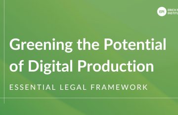 Erich Pommer Institut zaprasza na szkolenie Greening Potential of Digital Production | 27 maja | online