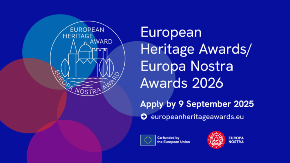 Europa Nostra Awards 2026 | nabór wniosków do 9 września 