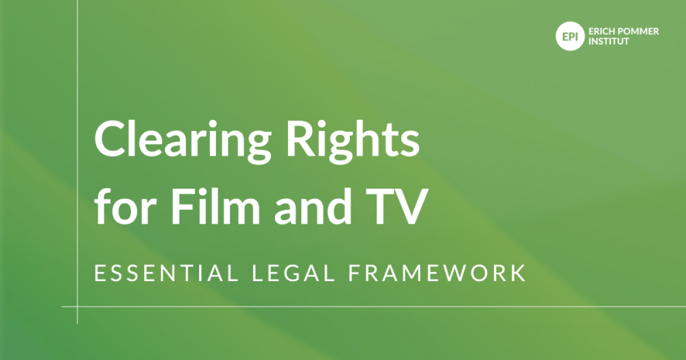 Erich Pommer Institut zaprasza do udziału w warsztacie ‘Clearing Rights for Film and TV’ 