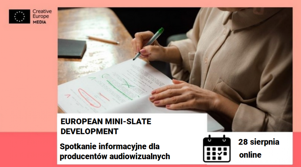 MEDIA 2025: spotkanie informacyjne dla producentów – European Mini-Slate Development | 28 sierpnia, online 