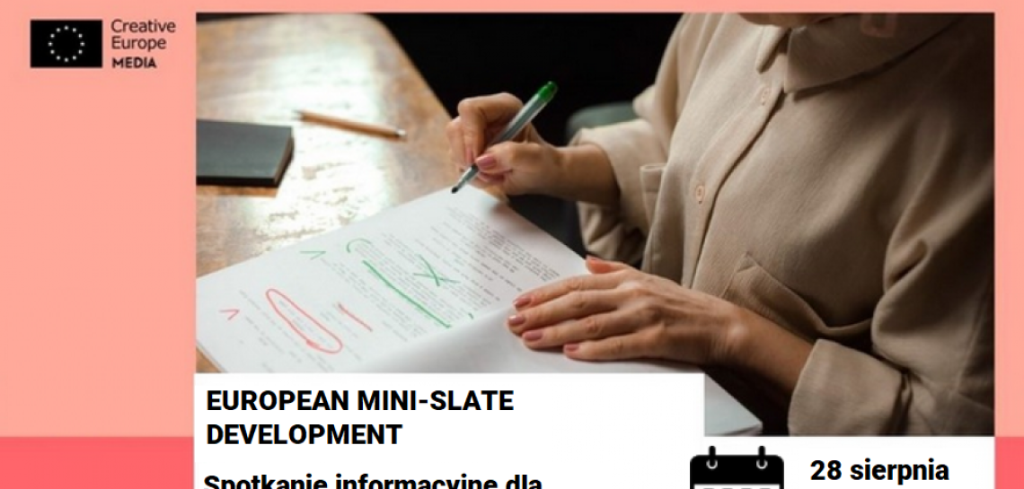 MEDIA 2025: spotkanie informacyjne dla producentów – European Mini-Slate Development | 28 sierpnia, online