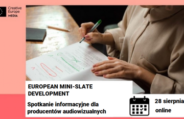MEDIA 2025: spotkanie informacyjne dla producentów – European Mini-Slate Development | 28 sierpnia, online