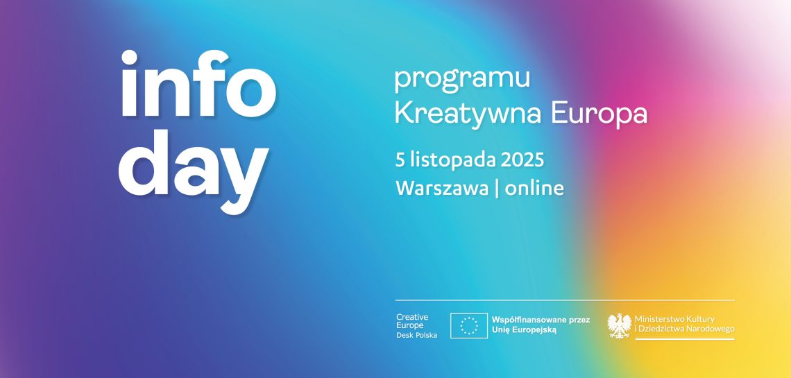 Info Day programu Kreatywna Europa | 5 listopada 2025