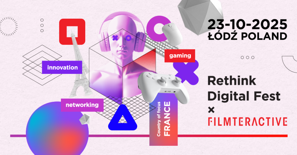Save the date: Filmteractive 2025 już 23 października w Łodzi. 