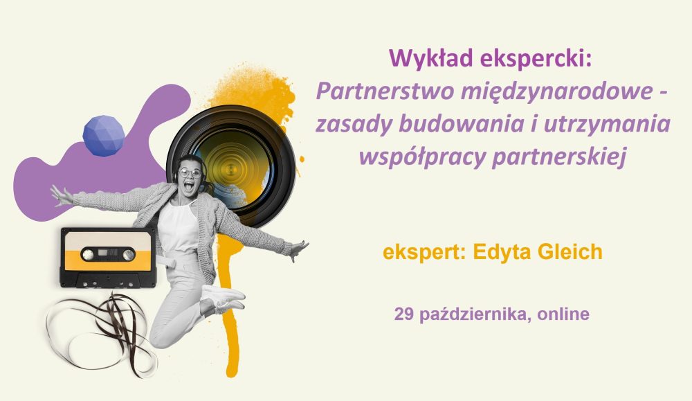 Wykład ekspercki: partnerstwo międzynarodowe | 29 października, online 