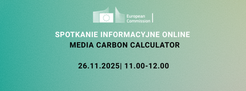 Zapraszamy producentów audowizualnych na webinar o MEDIA Carbon Calculator! 