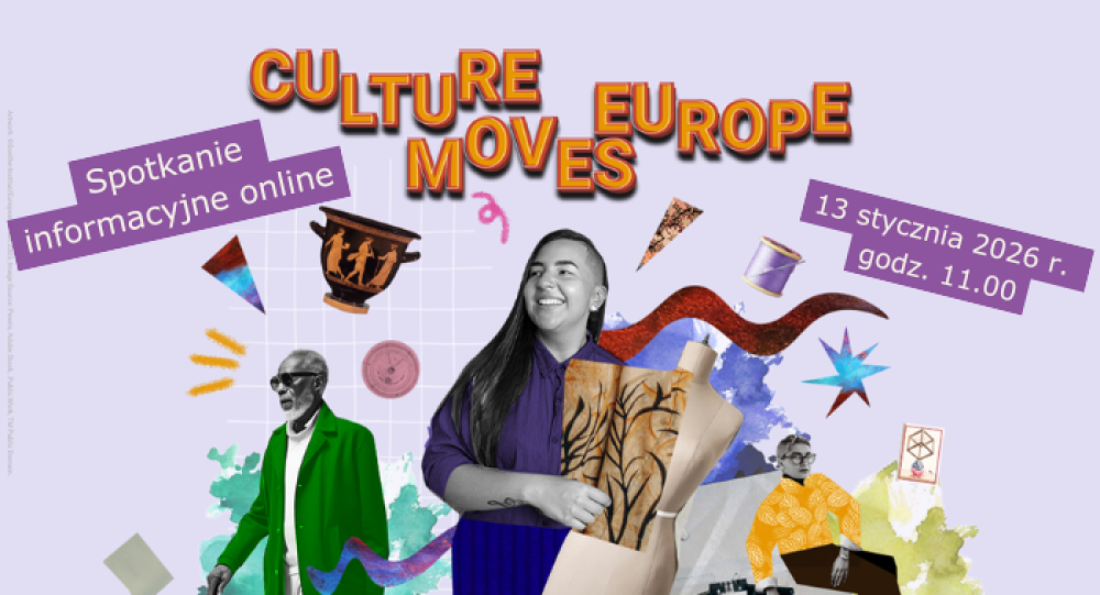 Culture Moves Europe mobilność indywidualna | spotkanie informacyjne, 13 stycznia, online 