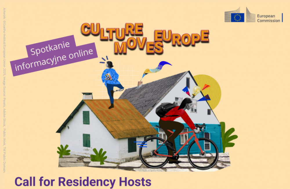 Culture Moves Europe – rezydencje goszczące | spotkanie informacyjne online, 15 stycznia 