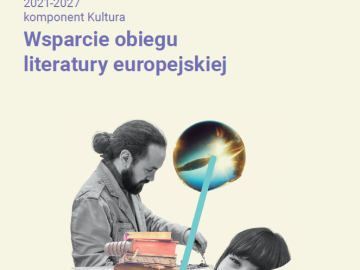 Wsparcie obiegu literatury europejskiej | Ulotka 2025
