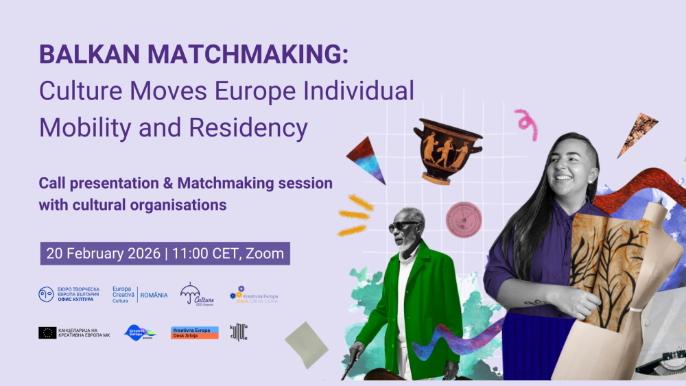 Spotkanie sieciujące z Bałkanami | Culture Moves Europe Matchmaking Session 
