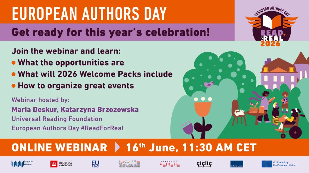 Webinarium o Europejskim Dniu Autorów 2026 | 16 czerwca godz. 11:30 
