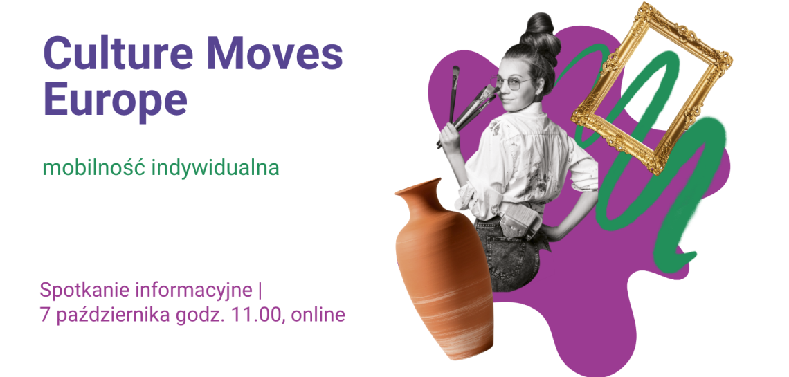 Culture Moves Europe | mobilność indywidualna, spotkanie informacyjne online, 7 października