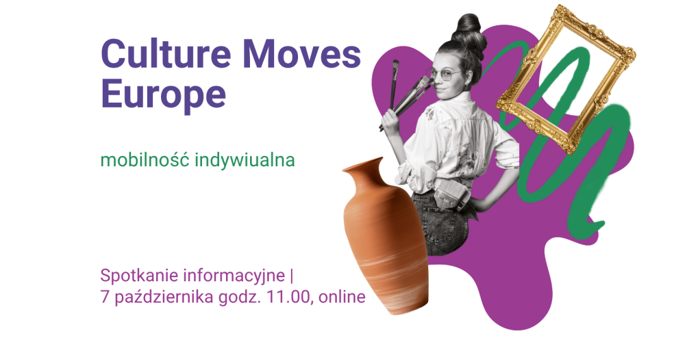 Culture Moves Europe | mobilność indywidualna, spotkanie informacyjne online, 7 października 