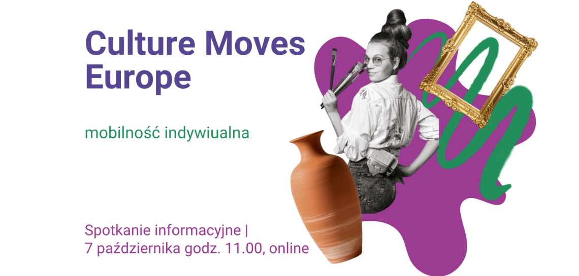 Culture Moves Europe | mobilność indywidualna, spotkanie informacyjne online, 7 października